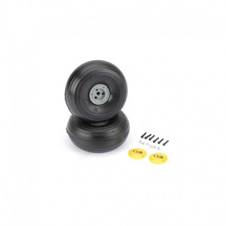 Thunder Tiger Treaded Lightweight J-3 Cub Wheels