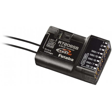 Futaba R7208SB 2,4 GHz FASSTest Receiver Dual RX 8K S.Bus2