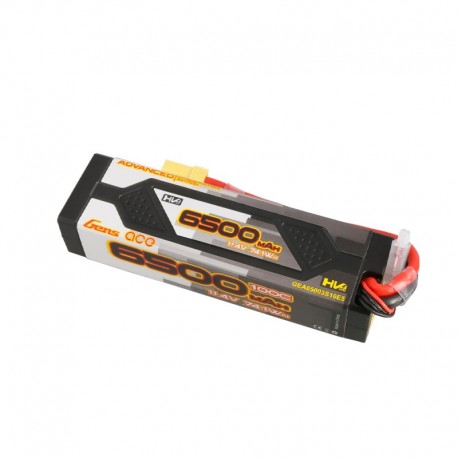 Gens Ace Advanced 6500mAh 11.4V 100C 3S1P HardCase 60 Lipo Battery Pack with EC5