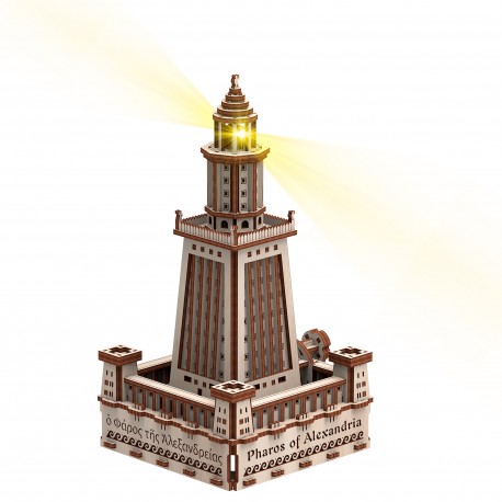 Mr. Playwood Farol de Alexandria (Eco – light) 3D Puzzle
