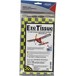 Deluxe Materials Eze Tissue Black and Yellow Chequer
