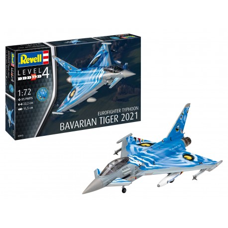 Revell Modelo Avião Eurofighter Typhoon The Bavarian Tiger 2021