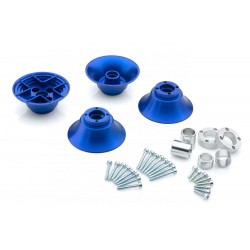 Topmodel Alu Tunning Rims for Airtop Balloon Wheels 140mm - 200mm Blue