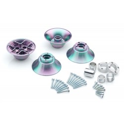 Topmodel Alu Tunning Rims for Airtop Balloon Wheels 140mm - 200mm Blue
