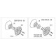 Topmodel Cubos de Metal para Airtop Balloon Wheels 140mm - 200mm Blue