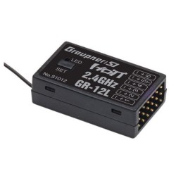 Graupner Receiver GR-12L HoTT 2.4 GHz