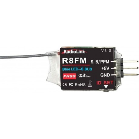 Radiolink Recetor R8FM Micro 8CH FHSS