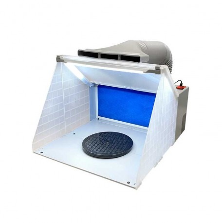 Dismoer Cabine de Pintura de Aérografo com Luz Led