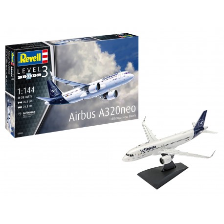 Revell Modelo Avião Airbus A320 Neo Lufthansa New Livery