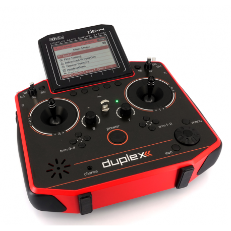 Jeti Model Transmitter Duplex DS-14 II - Red