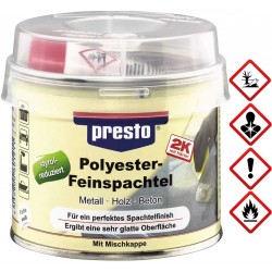 Presto Betume de 2 Componentes Poliester 250g