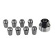 Proxxon Conjunto de Pinças ER 20 (2 -10mm) para PD 250/E