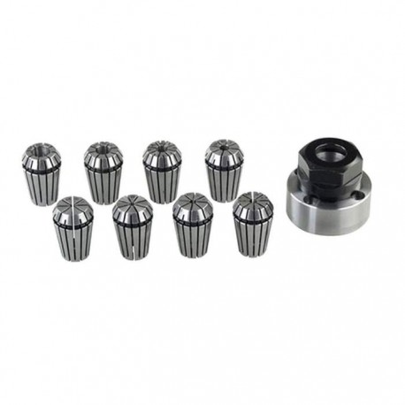 Proxxon Collet Set with ER 20 Collets (2 - 10mm) for PD 250/E