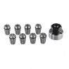 Proxxon Collet Set with ER 20 Collets (2 - 10mm) for PD 250/E
