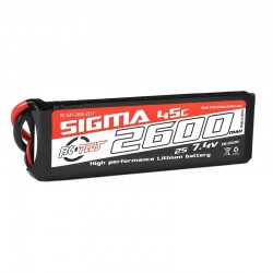 RC Plus Bateria Li-Po Sigma 45C 2600 mAh 2S1P 7.4V XT0