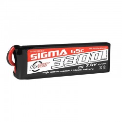 RC Plus Bateria Li-Po Sigma 45C 3300 mAh 2S1P 7.4V XT-60