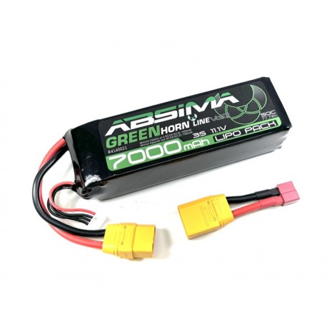 Absima Greenhorn Line V2 LiPo Battery 11.1V 50C 7000 mAh (XT90/T-Plug)