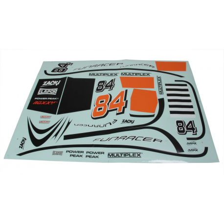 Multiplex Decal Funracer
