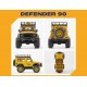 FMS 1/24 Land Rover Defender D90 RTR Amarelo