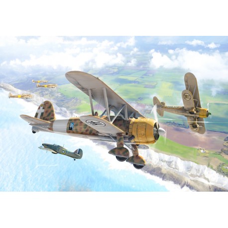 Italeri Airplane Fiat CR.42 Falco 1/72