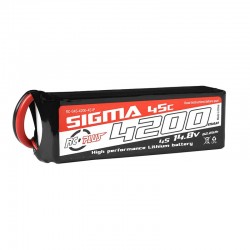 RC Plus Bateria Li-Po Sigma 45C 4200 mAh 4S1P 14.8V XT-60