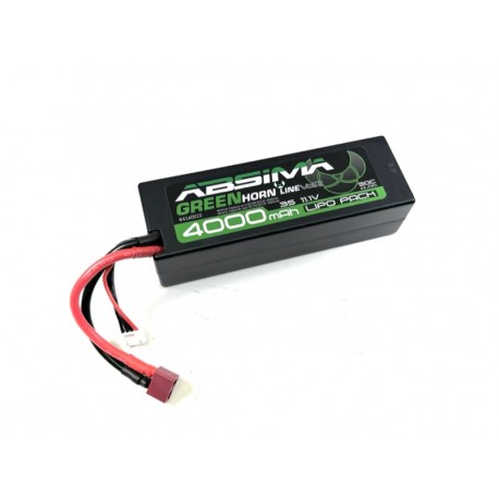 Absima Greenhorn Line V2 LiPo Battery 11.1V 50C 4000 mAh HC (T-Plug)