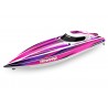 Traxxas Disruptor VXL-4s Self-Righting Boat RTR Pink