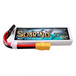 Gens Ace G-Tech Soaring 3300mAh 11.1V 30C 3S1P Bateria Lipo com XT90 plug