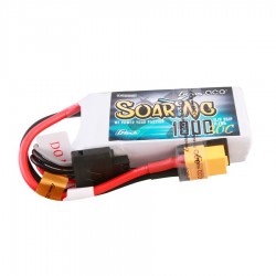 Gens Ace G-Tech Soaring 1000mAh 11.1V 30C 3S1P Bateria Lipo com XT60 plug