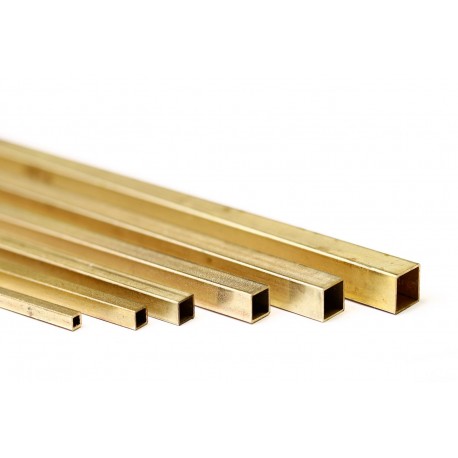 Aero-Naut Rectangular Brass Tube 5x5mm