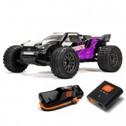ARRMA 1/10 Vorteks 2WD RTR Brushed Stadium Truck Orange