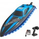 Volantex RC Barco a Motor Vector Lumen com Sistema Auto-reversível RTR Azul