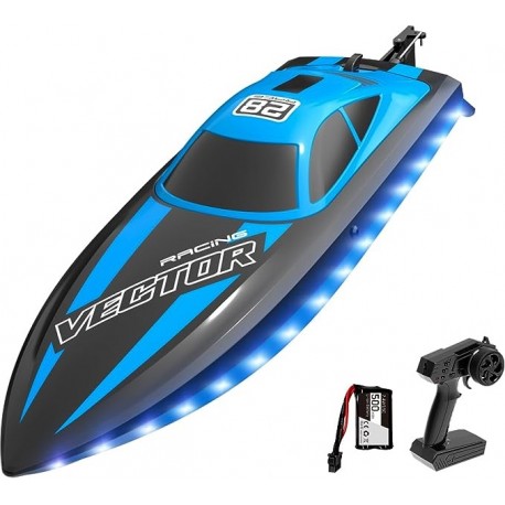 Volantex RC Vector Lumen Motorboat with Self-reversing System RTR Blue