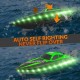 Volantex RC Barco a Motor Vector Lumen com Sistema Auto-reversível RTR Verde