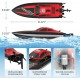 Volantex RC Barco a Motor Vector Lumen com Sistema Auto-reversível RTR Vermelho