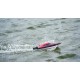 Volantex RC Barco a Motor Vector Lumen com Sistema Auto-reversível RTR Vermelho