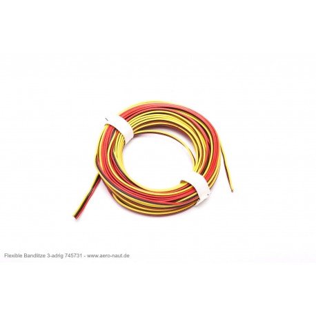 Aero-Naut Flexible Ribbon Wire 3-core 5 Meters