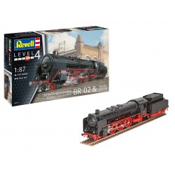 Revell Locomotiva Expresso BR02 & Tender 2'2' T30 1/87