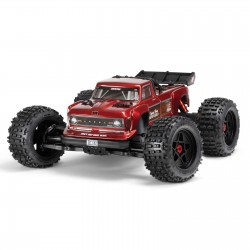ARRMA 1/10 OUTCAST 4S 4X4 RTR Brushless Stunt Truck, Vermelho