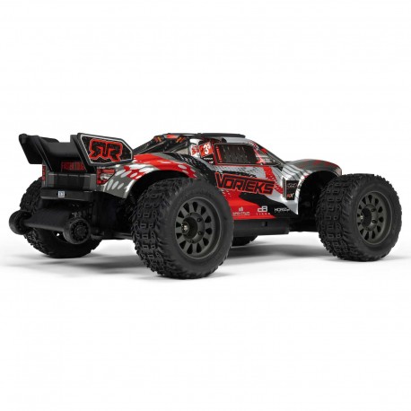 ARRMA 1/10 Vorteks 223S DSC 4X4 RTR Brushless Stadium Truck, Red