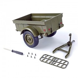 E-ZEE RC Willys Jeep Atrelado