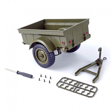 E-ZEE RC Willys Jeep Atrelado