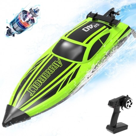 Volantex RC Arrobolt SR40 Brushless 50km/h Fast RC Boat RTR - Green