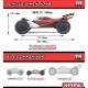 ARRMA 1/14 Typhon Grom 4X4 RTR Brushed Buggy Red/White