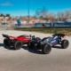 ARRMA 1/14 Typhon Grom 4X4 RTR Brushed Buggy Red/White