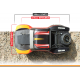 Blackzon Vyper SC Turbo 1/16 4WD 2S Brushless Red-Orange