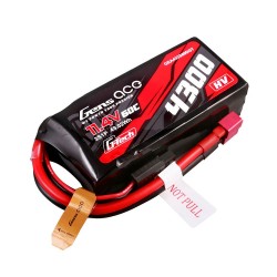 Gens Ace G-Tech 4300mAh 3S1P 11.4V 60C Lipo Battery with T-plug