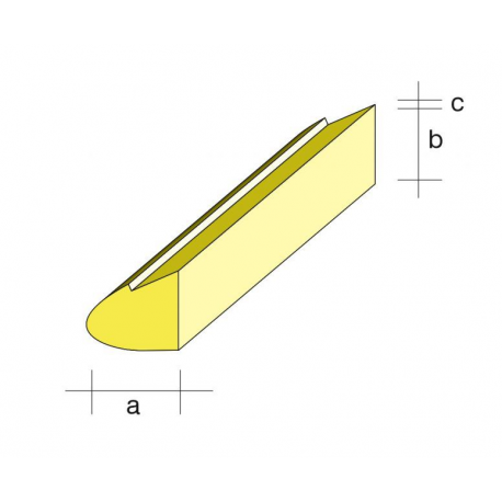 Aero-Naut Bordo de Ataque Balsa 13x19x1000mm