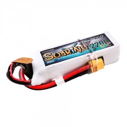 Gens Ace 2200mAh 4S 30C 14.8V Lipo Battery | XT60 Plug | Soaring