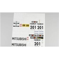 FG 06217 - Decals team Mitsubishi Pajero